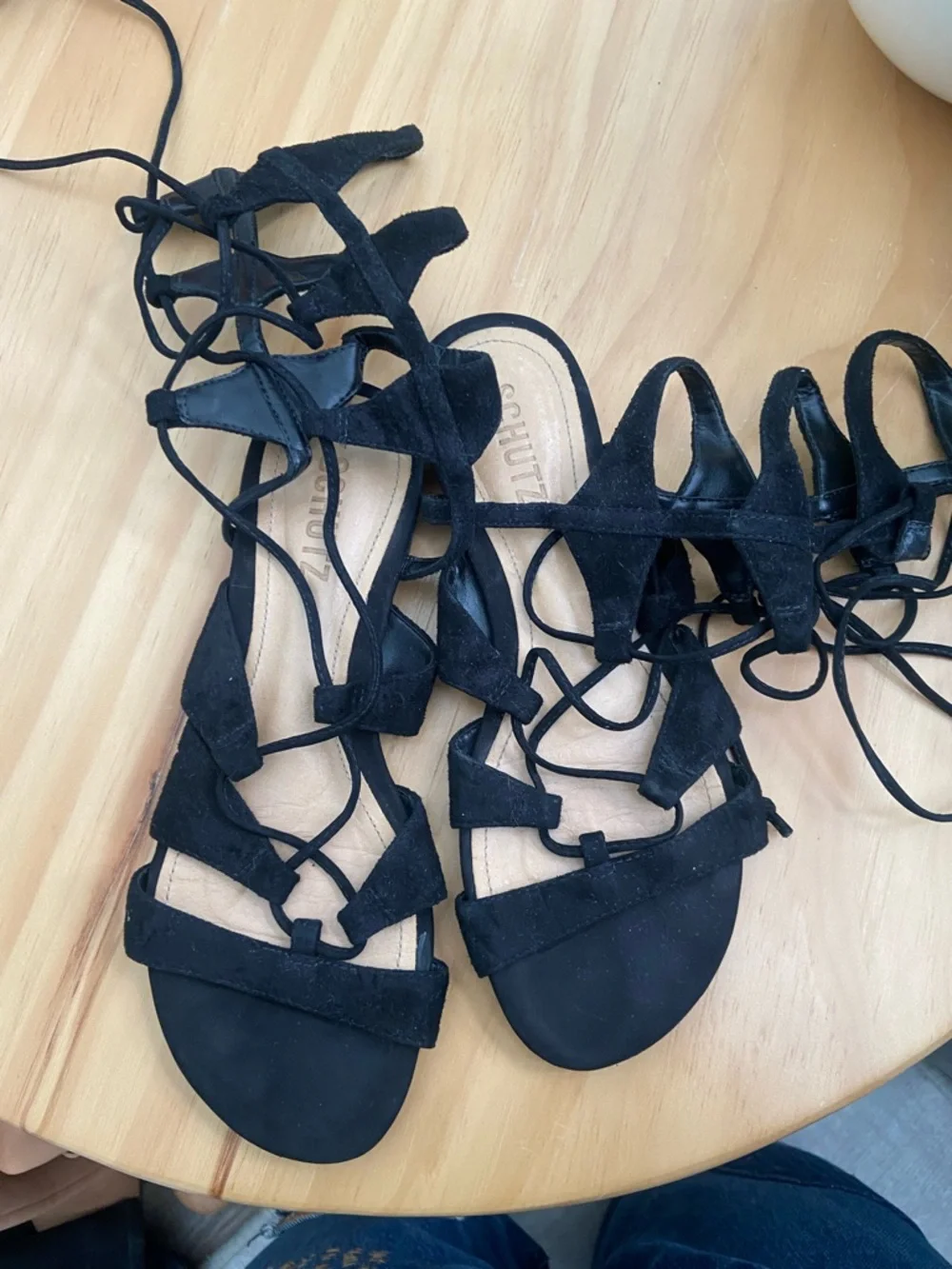 SCHUTZ Erlina Suede Sandals